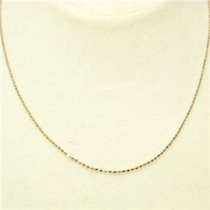 K10フリーアジャスターチェーン K10ピンクゴールド カットボールチェーン