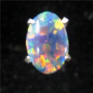 K10カラーオパールピアス パープル