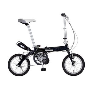 FIAT(フィアット) 500 AL-FDB140アシスト 14インチ 折畳自転車 1段変速 ブラック