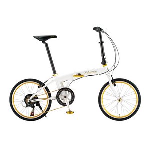 CADILLAC（キャデラック） AL-FDB207 20インチ 折畳自転車 6段変速 ホワイト