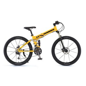 HUMMER(ハマー) AL-FDB2627 Wsus DISK 26インチ 折畳自転車 9段変速 イエロー
