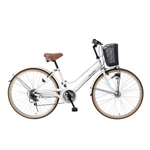 MYPALLAS（マイパラス） 自転車 M-561 26インチ LEDオートライト ホワイト