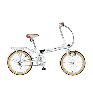 MYPALLAS(マイパラス) 自転車 折畳自転車 20インチ M-240 ホワイト ライト付