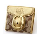 COACH（コーチ） ダブルホック財布 41534 Gold
