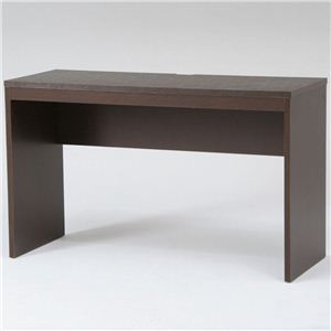 シンプルデスク 幅120 DE-1245BR ブラウン