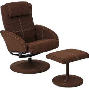 ファブリックパーソナルチェアー アクア BR BT-788FBR ブラウン