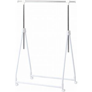 カラー折りたたみ収納ハンガー WH ホワイト