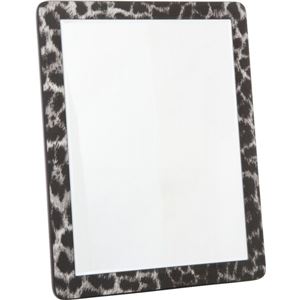 カラーミラー （卓上） リップル 豹柄 WH