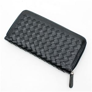 メッシュ長財布 合成皮革(PU) ブラック