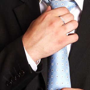 プラチナ100　甲丸ダイヤモンドリング 20号 ・Pｔ１００にダイヤモンド。シンプルだからこそ良いものを！