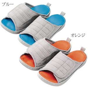 健康ルームサンダル メンズふみっぱ オレンジ