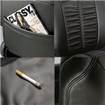 Dohm製 本革調シートカバー Standardモデル タント用 【D14】 軽自動車 ブラック 1台分