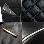 Dohm製 本革調シートカバー DIAモデル ムーヴカスタム用 【D-D03】 軽自動車 ナチュラルグレーステッチ