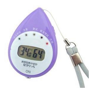 【日本気象協会監修シリーズ】携帯型熱中症計(見守り機能付き) MK-02