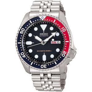 SEIKO(セイコー) ダイバーズウォッチ SKX009KD ネイビー&レッド