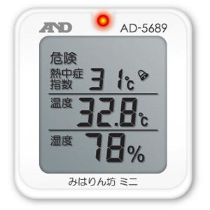 A＆D（エーアンドデイ） 熱中症計 みはりん坊ミニ AD-5689