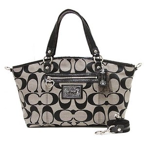 【COACH　OUTLET】コーチ ポピー シグネチャー サティーン ルレックス ロッカー/2Wayショルダー ハンドバッグ　F23391 SBWBK