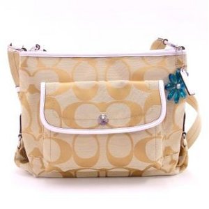 【COACH　OUTLET】コーチ デイジー シグネチャー ファイル ショルダーバッグ F16558SIGWT