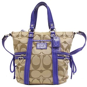 【COACH　OUTLET】コーチ　ポピー/POPPY デイジー シグネチャー ポケット トート/2Way トートバック F20101SKHVI