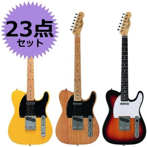 Photo Genic（フォトジェニック） エレキギター初心者23点セット アンプ付き入門に最適! 【テレキャスタータイプ】 TCL220 N （DVD）