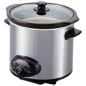 AL COLLE（アルコレ） 　スロークッカー・タイマー付煮込み名人(直火対応!) ASC-T25