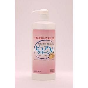 医薬部外品・手指用アルコール消毒剤【ピュアクリーン V】[ジェルタイプ]〈１リットル〉（3本セット）