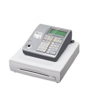 CASIO（カシオ） レジスター TE-300 【ライトシルバー】 × レジロール紙（感熱紙） 10巻セット