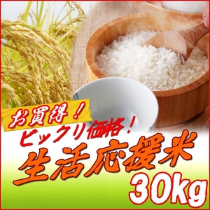 生活応援米 白米30kg【松】 (30kg×1袋)