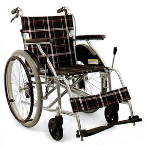 【消費税非課税】自走介助式 アルミ車椅子 ＡＡ-01Ｂ 超軽量