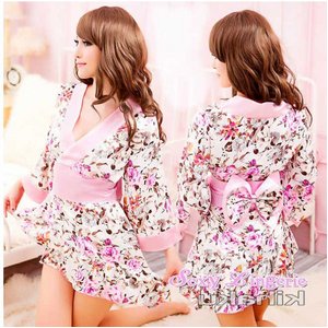 【ピンク】  着物　コスプレ　浴衣　【4041】