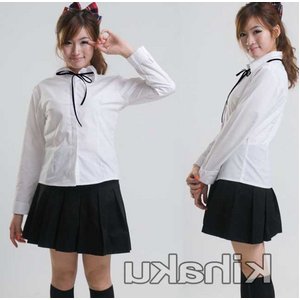 【黒】長袖の制服　コスプレ　学生服【6147】