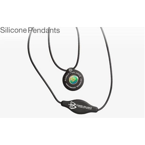【日本正規品】POWER BALANCE(パワーバランス) シリコン・ペンダント(ブラック/ホワイト)