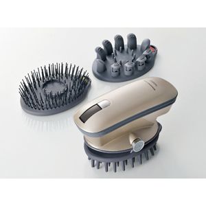 TWINBIRD（ツインバード） 頭皮洗浄ブラシ・シャンパンゴールド TWINBIRD モミダッシュ FLEX[ SH-2798G ]