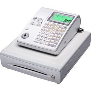 カシオ NL-300（TE-340同等品） ホワイト【ロールペーパー10巻セット】