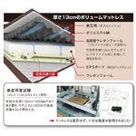 ATEX（アテックス） 収納式 電動リクライニングベッド（ダブルファンクション） AX-B634EW