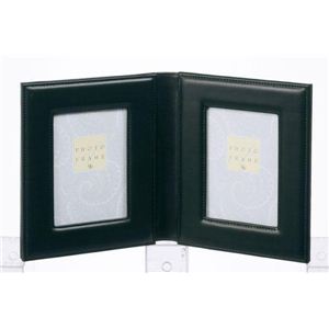 サクラクレパス 雲州堂 レザーフレーム ED判W LF-01-ED・ダークグリーン(036960)