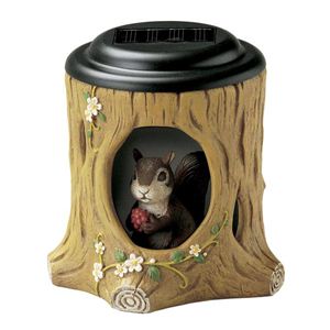 ソーラーライト（切り株） SR-0602・りす