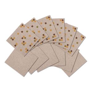 おくだけタイルマット 12枚入 OG-20ブロック・ベージュ