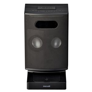 maxell MXSP-2200 iPod/iPhone対応FMラジオ・クロック付スピーカー ブラック