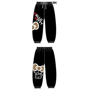 サザック ヒョウリボンキティロングパンツ SAN-524 M BK・男兼