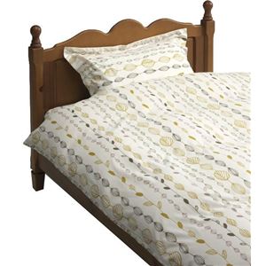 GRADE グラード 敷カバーリング (両面プリント) シングルロング(105cm×215cm) ベージュ