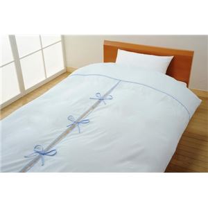 イトウ ノーアイロンとっても簡単掛けカバー 150×210cm ブルー・212492