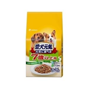 ユニ・チャーム 愛犬元気7歳ささみ緑黄色野菜小魚 2.5Kg 【ペット用品】