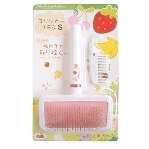 ペッツルート フルーツ村のスリッカーブラシ S 【ペット用品】