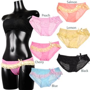 アシンメトリーパステルショーツ☆アソート10枚セット【コスプレ/コスチューム/ランジェリー/下着/衣装】08000353