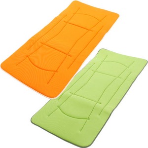 超軽量極薄敷布団 ルナエアーマスターピース(セパレートタイプ) グリーン×オレンジ