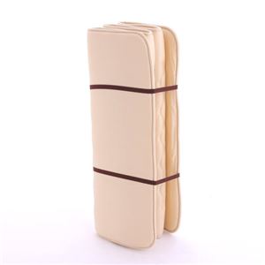 6つ折りコンパクトルナエアー（超軽量極薄敷布団） ベージュ