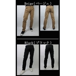 AltaMonto（アルタモント） メンズ ユーロコットンパンツ ブラック 34インチ