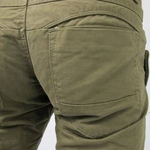AltaMonto（アルタモント） メンズ ユーロコットンパンツ ブラック 34インチ