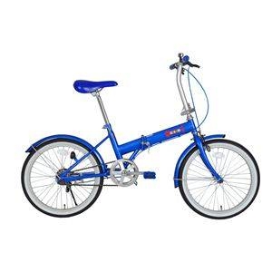 ゼロワン 20インチ 折り畳み自転車 ブルー MG-ZRE20